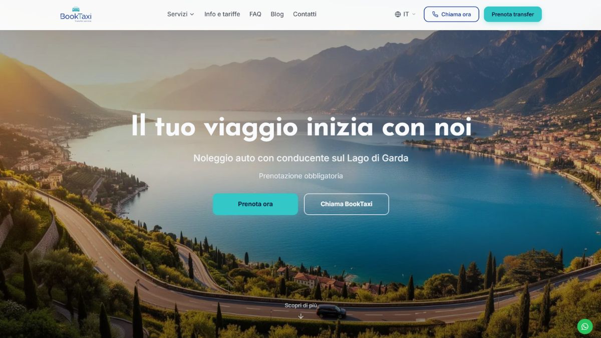 Screenshot BookTaxi Desenzano